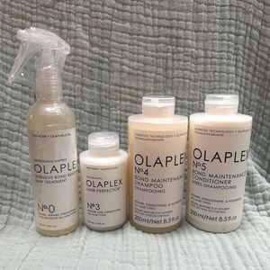 NEW OLAPLEX bundle No.0 Bond Building No.3 hair perfector No.4 shampoo No.5